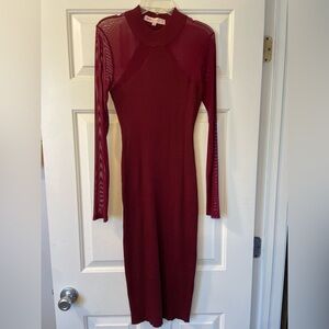 Crave Fame Raspberry Knit Top